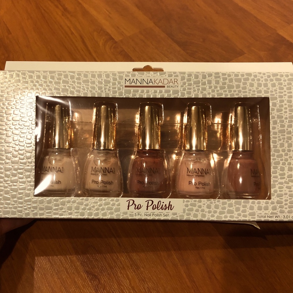 Mannakadar Beauty Pro Polish, 5-piece set (Brand new in box)